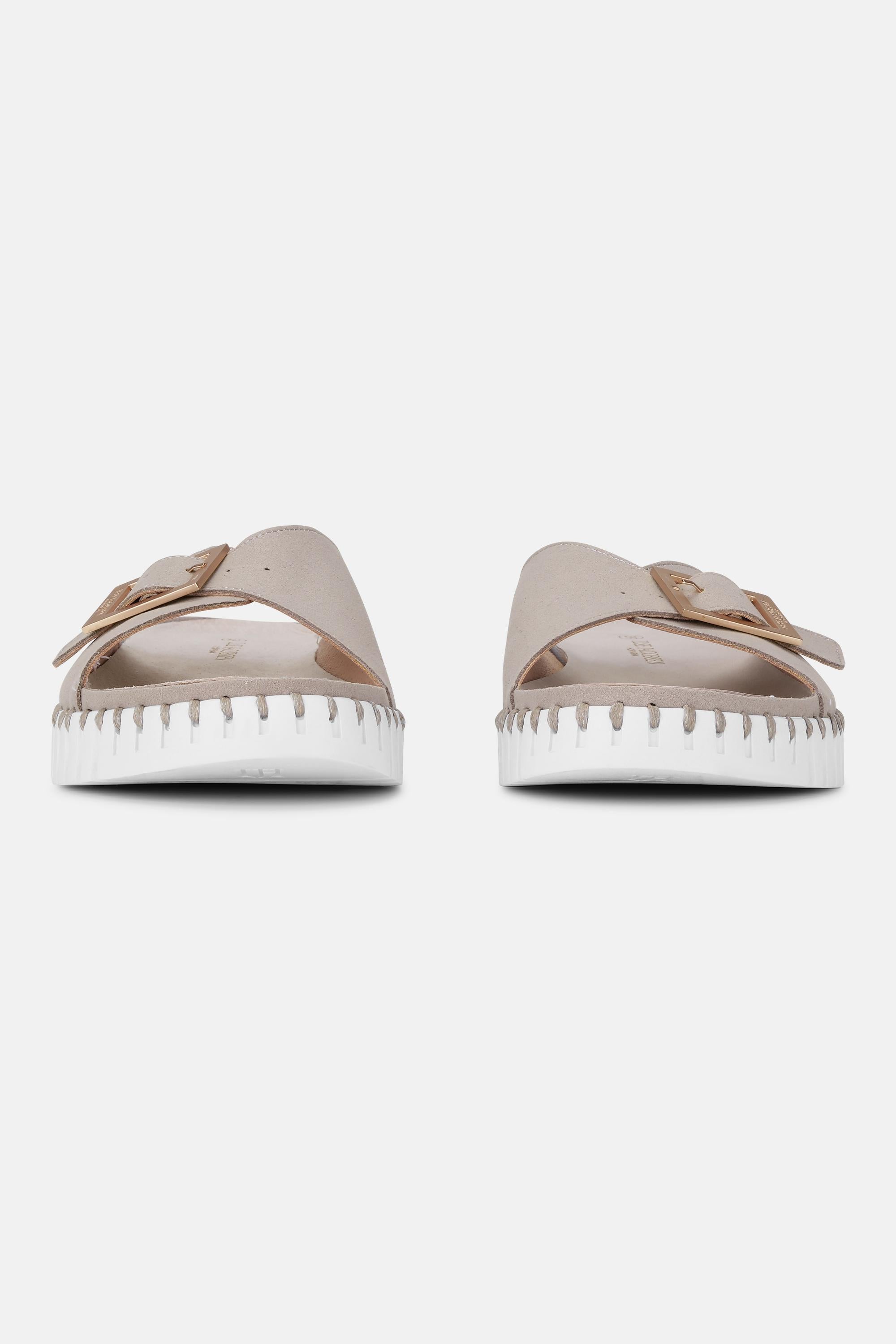 Sandals Buckle - Atmosphere White